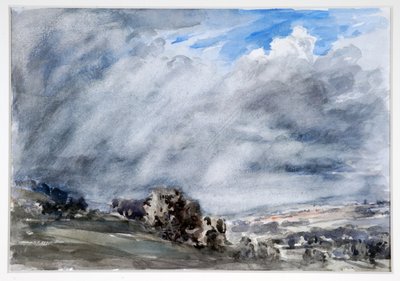 Myrskyinen päivä, Gloucestershire, n. 1902 tekijältä Philip Wilson Steer