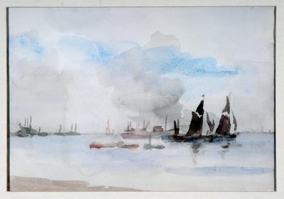 Thames Proomut, Greenhithe tekijältä Philip Wilson Steer