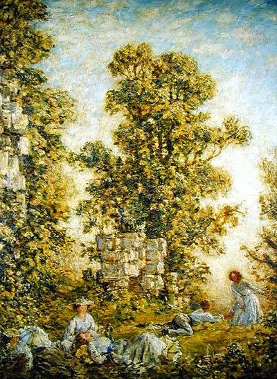 Piknik, Little Dean (öljy kankaalle) tekijältä Philip Wilson Steer