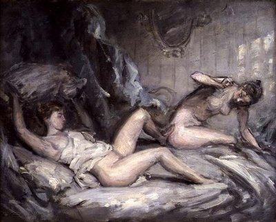 Tyynysota (öljy kankaalle) tekijältä Philip Wilson Steer