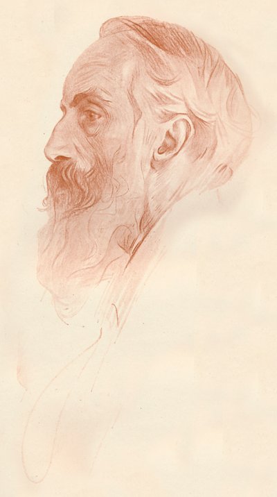 Profiilitutkimus, c1921 tekijältä Philip de László