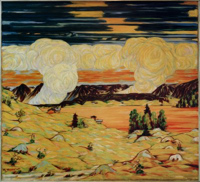 Davosjärven maisema tekijältä Philipp Bauknecht
