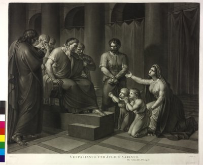 Vespasianus ja Julius Sabinus tekijältä Philipp Friedrich Hetsch