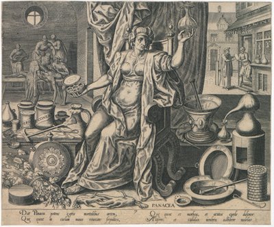 ihmelääke, 1574. tekijältä Philipp Galle