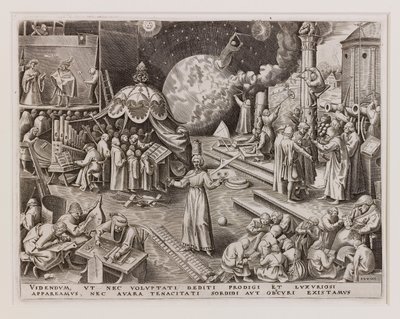 Temperantia Temperance seitsemästä hyveestä, 1560. tekijältä Philipp Galle