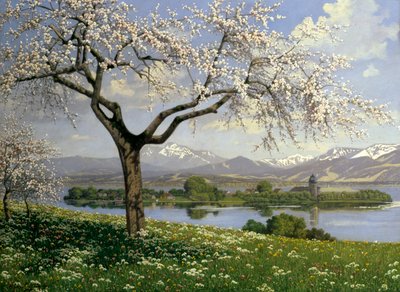 Baijerin maisema keväällä, Philipp Graf, 1900-luku tekijältä Philipp Graf