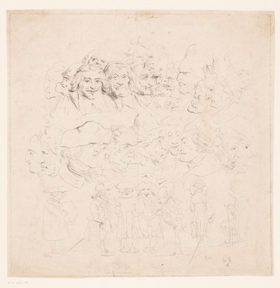 sarjakuvia tekijältä Philipp Jacques Loutherbourg (I) (attributed to)