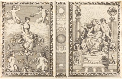Suunnittelu kalenteriin tekijältä Philipp Otto Runge