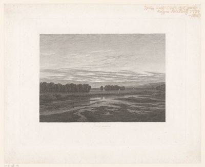 Näkymä Elbelle Abend an der Elbe tekijältä Philipp Veith