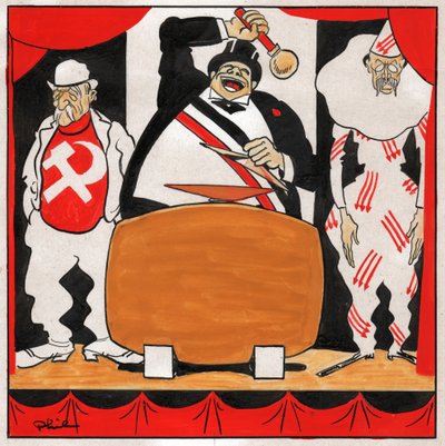 Leon Blum. 1930-1936 (kaiverrus) tekijältä Philippe (1905 1940) Larquier