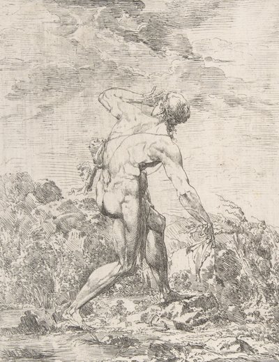 Milo of Croton,.n.d., n.d.. tekijältä Philippe Auguste Hennequin