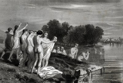 Anabaptismi: Anabaptistit ovat kristittyjä, jotka uskovat, että kaste on pätevä vain, kun ehdokas tunnustaa uskonsa Kristukseen ja haluaa tulla kasteelle. tekijältä Philippe Auguste Jeanron