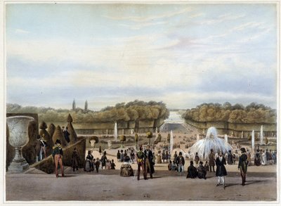 Versailles: Vihreä matto - Jacottet & Benoistin ""Pariisissa ja sen ympäristössä"" tekijältä Philippe Benoist