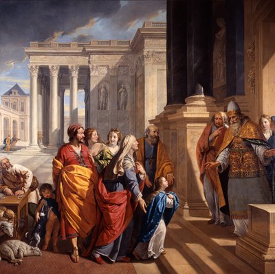 Presentació de la Mare de Déu, 1639-1640. tekijältä Philippe de Champaigne