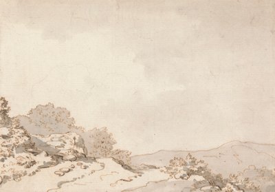 Polku kukkulan laella tekijältä Philippe Jacques de Loutherbourg