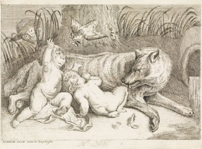 Romulus ja Remus tekijältä Philippe Lambert Joseph Spruyt