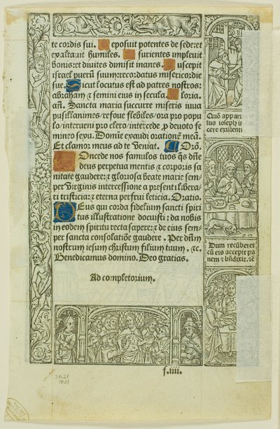 Death of Virgin, Book of Hours tekijältä Philippe Pigouchet