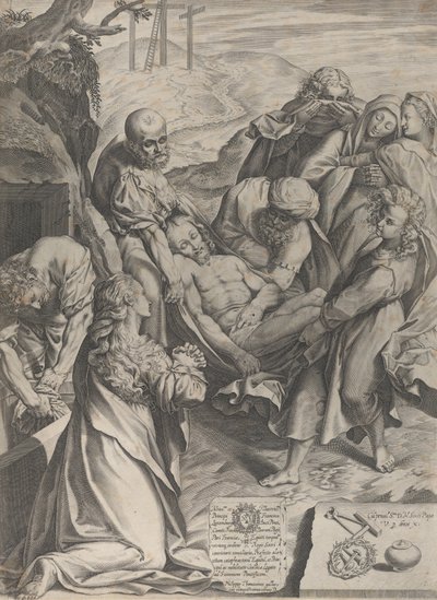Hautaus, 1589. tekijältä Philippe Thomassin