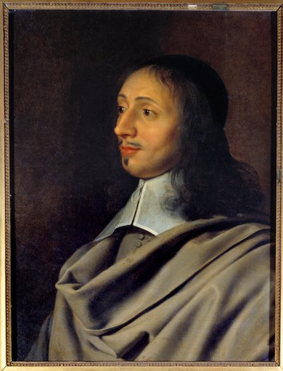 Antoine Le Maistren (tai Lemaistren, Le Maitren) (1608-1646), näytelmäkirjailija Jean Racinen retoriikan ja sanamuodon professorin muotokuva Jansenismin suuri hahmo, hän kuului Arnauld-perheeseen - Kopio alkuperäisestä kadonneesta muotokuvasta Philippe de  tekijältä Philippe de (after) Champaigne