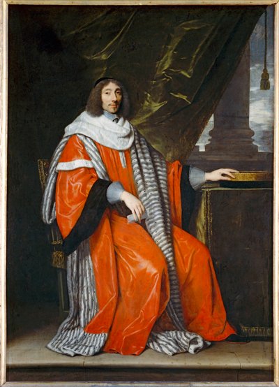 Jean-Antoine de Mesme, Pariisin parlamentin puhemies - Jean-Antoine de Mesmes, Pariisin parlamentin puhemies ... tekijältä Philippe de Champaigne