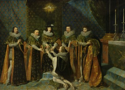 Ludvig XIII (1601-43) vastaanottaa Henri d