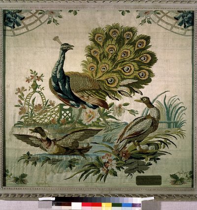 ""Riikinkukko"" (Peacock) kuvakudos Philippe de Lassalle (1723-1805) 1770 Eremitaaši, Pietari tekijältä Philippe de Lassalle