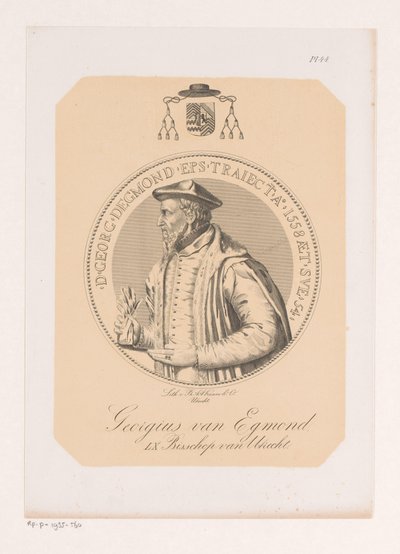 George van Egmontin muotokuva tekijältä Philippus Anthonius Alexander Kanne (attributed to)