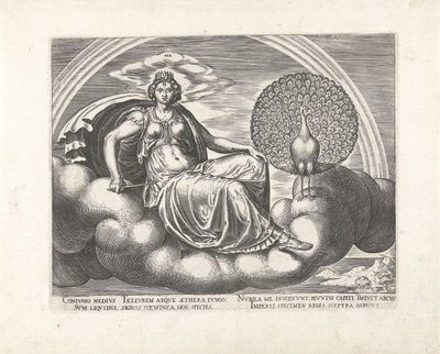 Taivas Aer (otsikko esineessä) The Four Elements (sarjan nimi) tekijältä Philips Galle