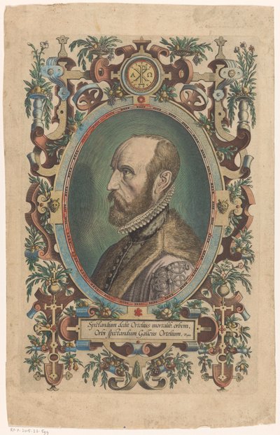Abraham Orteliuksen muotokuva tekijältä Philips Galle