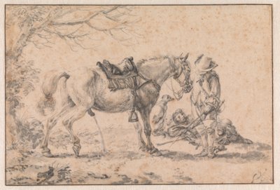 Kuseva hevonen tekijältä Philips Wouwerman