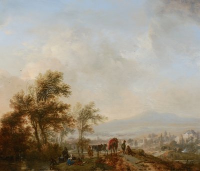 Lepo metsästyksen aikana tekijältä Philips Wouwerman
