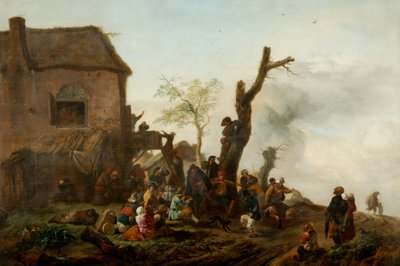 Hyvää yritystä ennen majataloa tekijältä Philips Wouwermans or Wouwerman