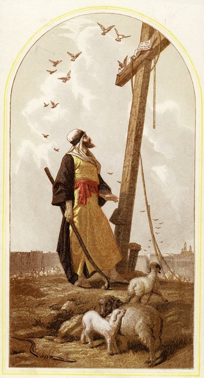 Jerusalemin paimen (chromolitho) tekijältä Phillip Richard Morris