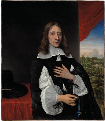 Professori Franciscus Van Schootenin muotokuva, 1656 tekijältä Phillips de Koninck