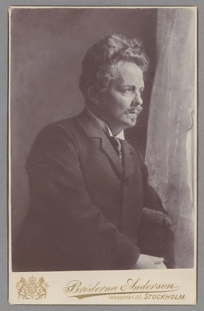 August Strindberg tekijältä Photo studio Andersson Bros.
