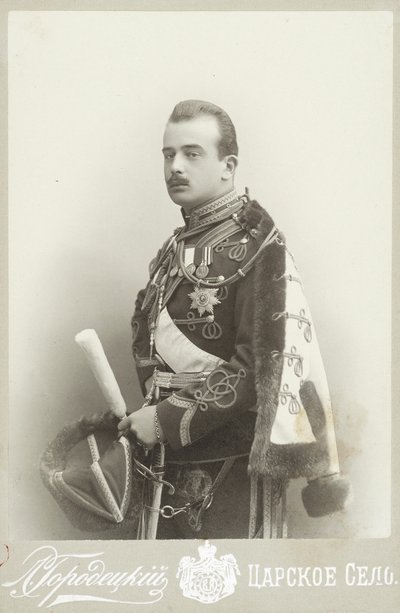Venäjän suurruhtinas Boris Vladimirovitš 1877-1943, n. 1900. tekijältä Photo studio L. Gorodetsky.