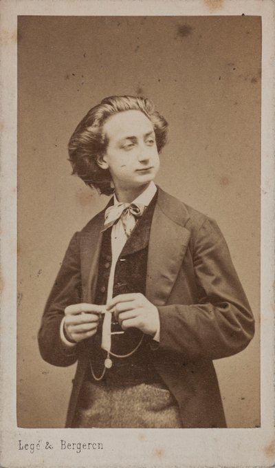 Viulisti ja säveltäjä Henri Kettenin muotokuva 1848-1883. tekijältä Photo studio Legé and Bergeron.