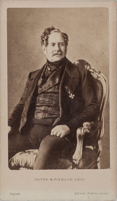 Kreivi Nikolai Aleksejevitš Orlovin muotokuva 1827-1885, n. 1875. tekijältä Photo studio Mayer and Pierson.