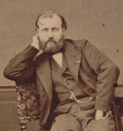 Muotokuva säveltäjä Charles Gounodista 1818-1893, 1875. tekijältä Photo studio Mayer and Pierson.