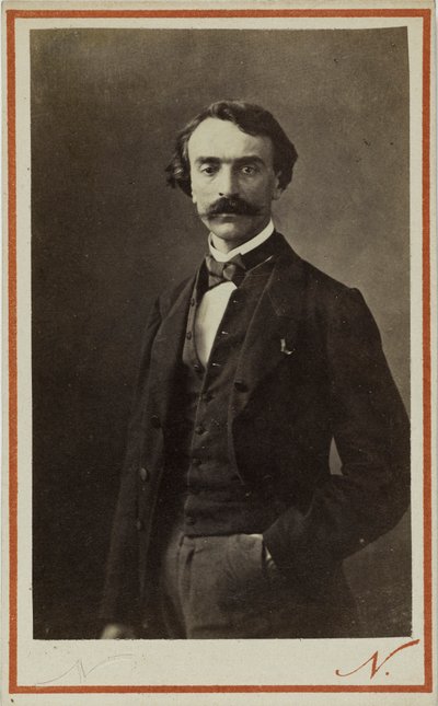 Jean-Léon Gérômen muotokuva 1824-1904, n. 1870. tekijältä Photo studio Nadar.