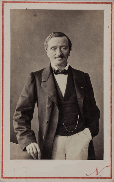 Muotokuva säveltäjä Antoine Elwartista 1808-1877, noin 1860. tekijältä Photo studio Nadar.