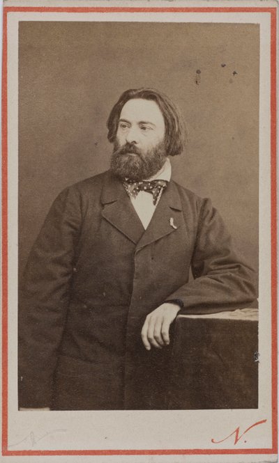 Pianisti ja säveltäjä Émile Prudentin muotokuva 1817-1863, noin 1860. tekijältä Photo studio Nadar.