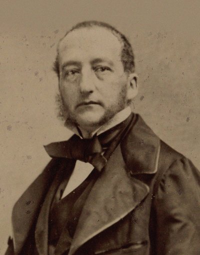 Pianisti ja säveltäjä Sigismund Thalbergin muotokuva 1812-1871, n. 1860. tekijältä Photo studio Nadar.