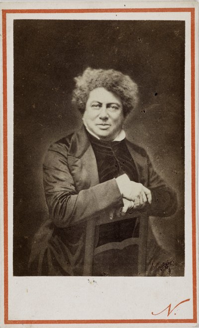 Kirjailija Alexandre Dumasin isä 1802-1870, 1870. tekijältä Photo studio Nadar.