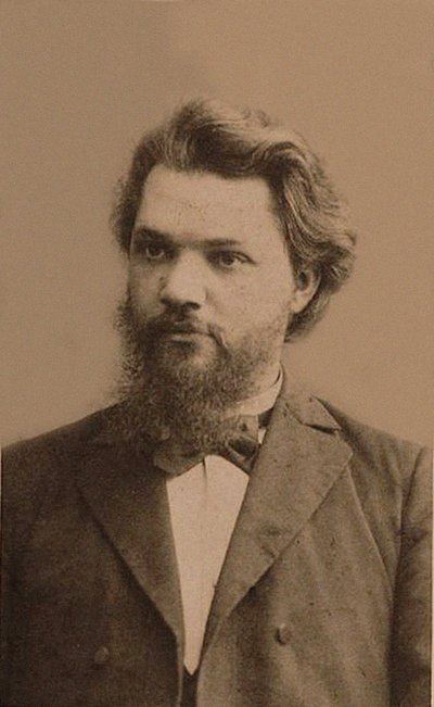 Aleksei Ivanovitš Vvedenskin muotokuva 1861–1913, 1800-luvun loppu tekijältä Photo studio of Mikhail Volkov