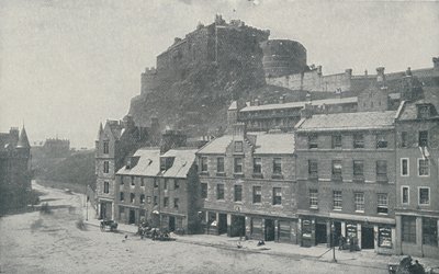 Edinburghin linna, 1910 tekijältä Photochrom Co Ltd of London