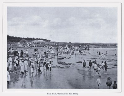 Back Beach, Williamstown, Port Phillip (m/w kuva) tekijältä Photographer Australian