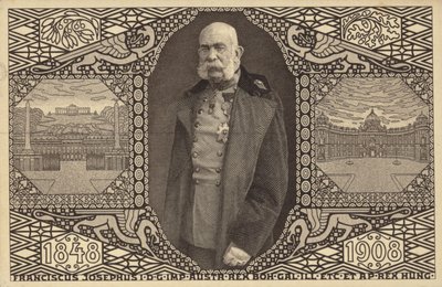 Itävallan keisari Franz Joseph I (s/w-kuva) tekijältä Photographer Austrian