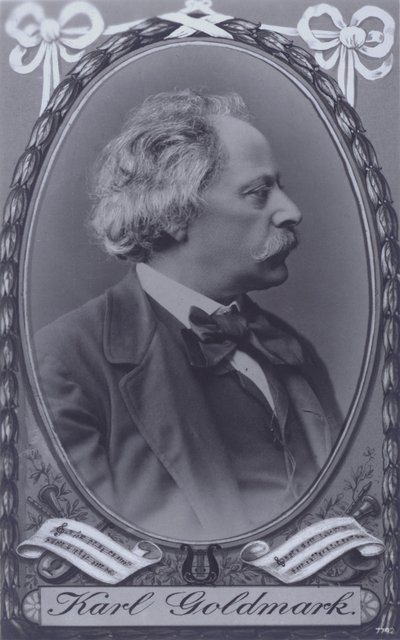 Karl Goldmark, unkarilainen säveltäjä (m/w kuva) tekijältä Photographer Austrian