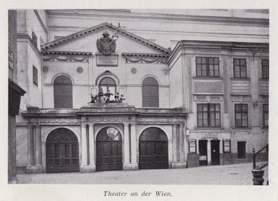 Teatteri Wienissä (m/w kuva) tekijältä Austrian Photographer